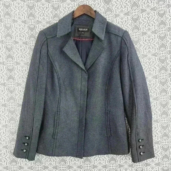 John‎ Meyer Collection Navy Pattern Women's Blazer 12 - Picture 1 of 9